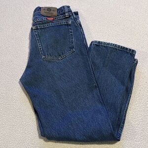 Wrangler Men's Straight Fit Medium Wash Denim Jeans Size 32x30 Cotton Work